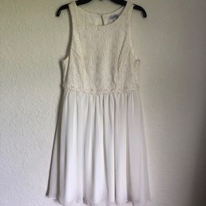 White Chiffon Dress